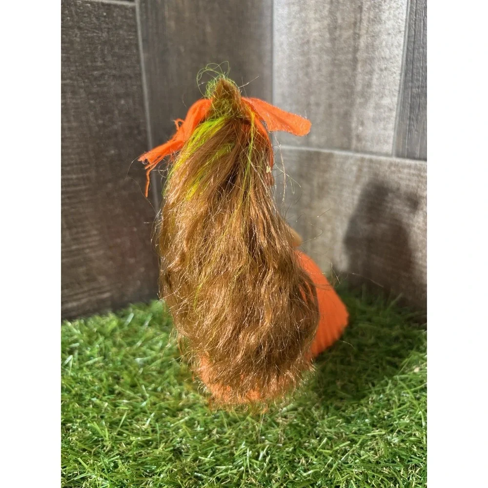 Vintage 1990s Tonka Cupcake Doll Orange Skirt 5